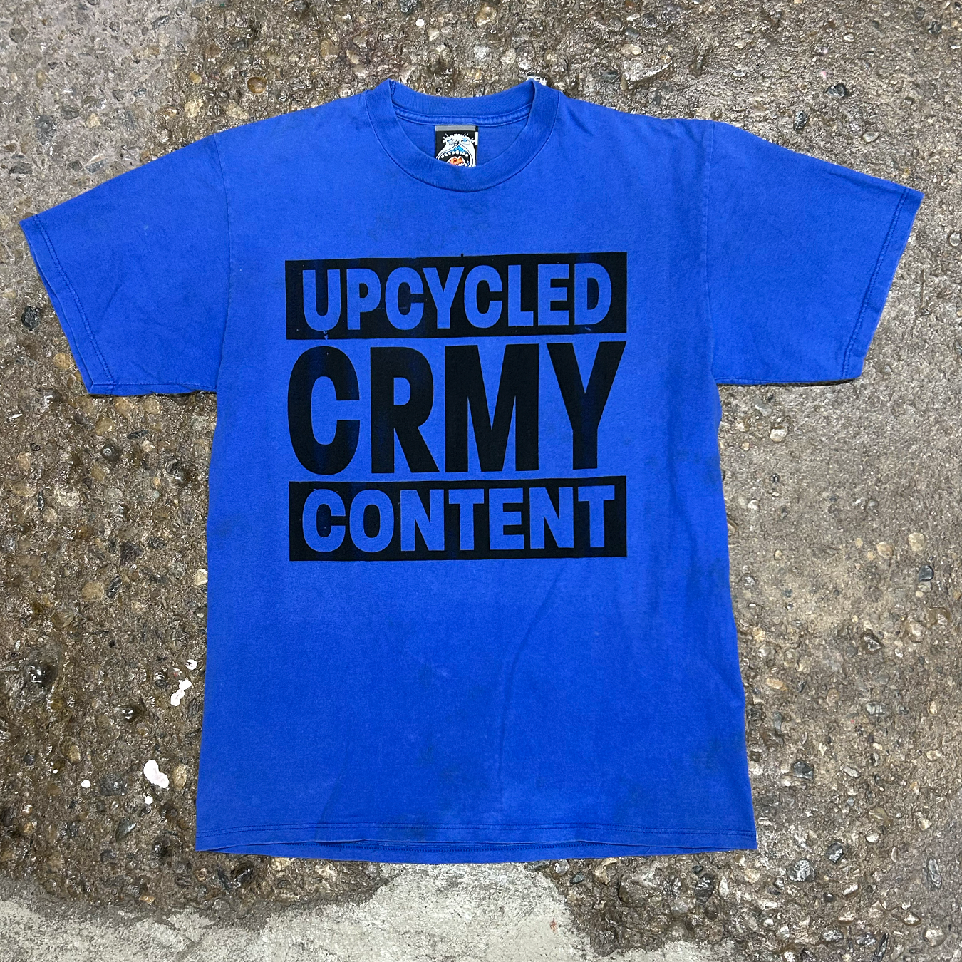 Blue CRMY Content Logo Tee