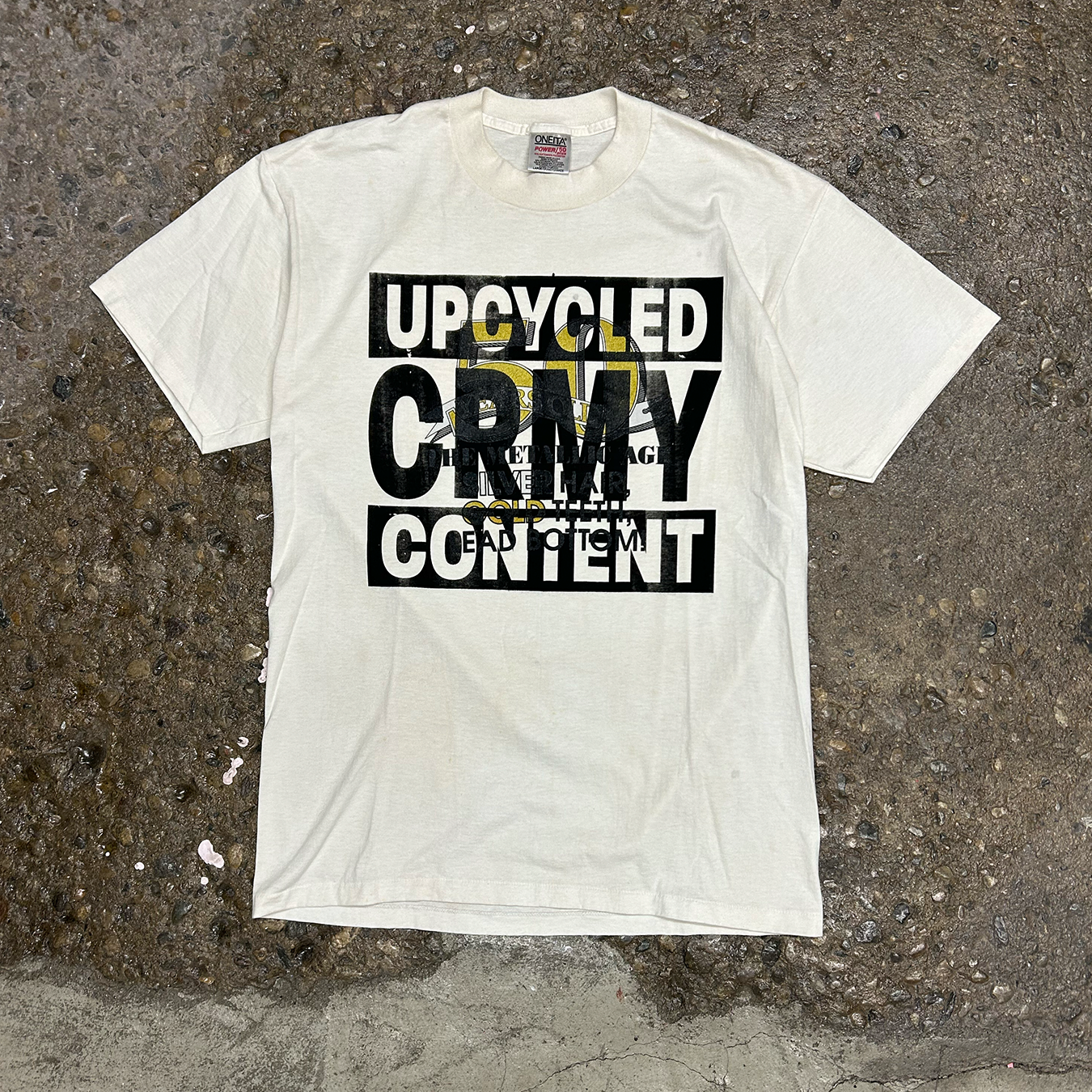 Type Overlay CRMY Logo Tee (White)