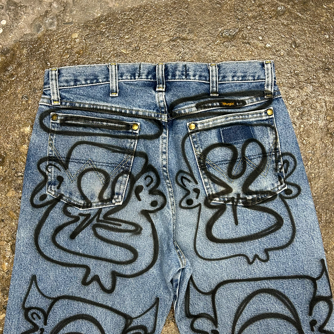 Face Sketch Denim