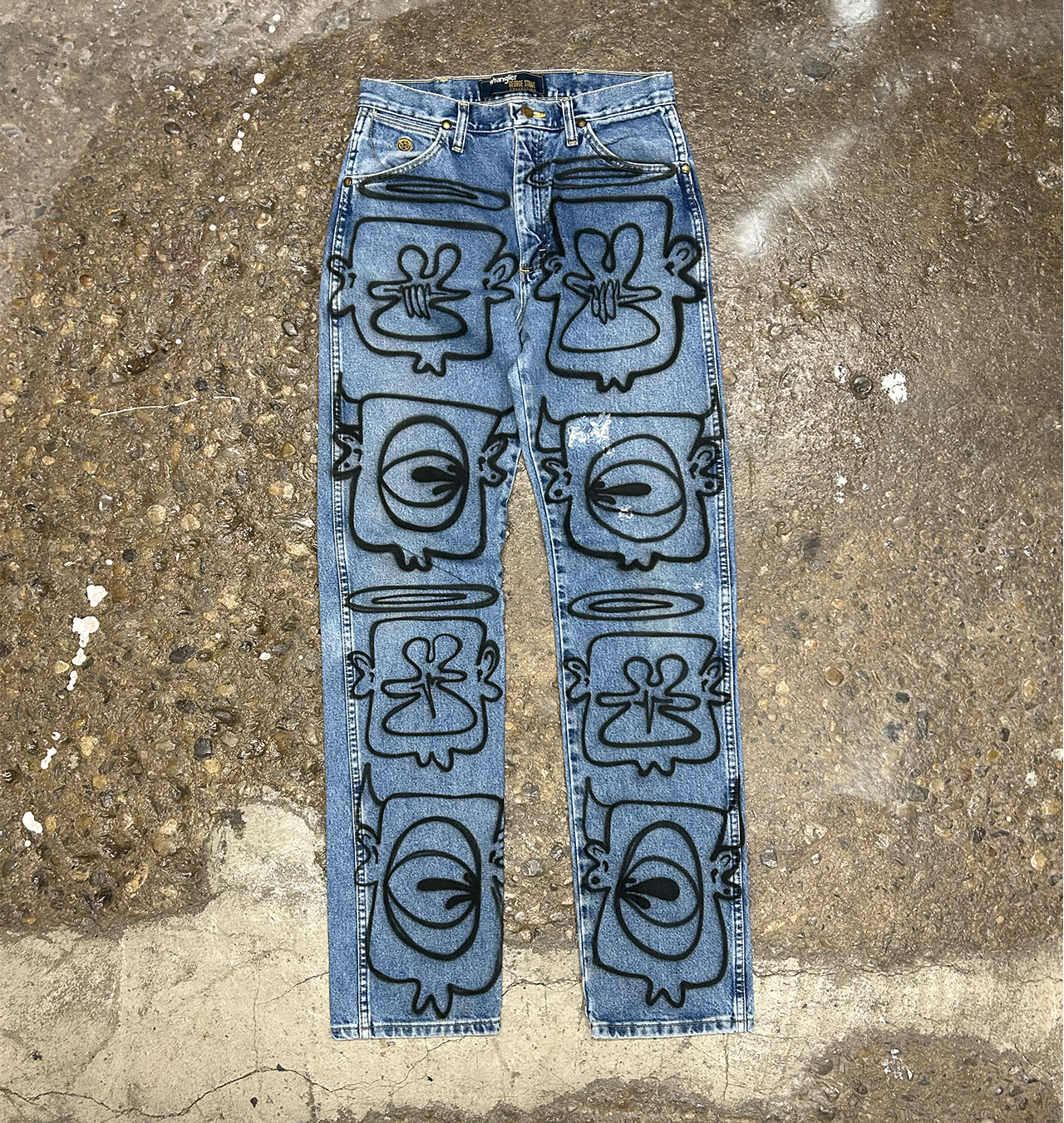 Face Sketch Denim