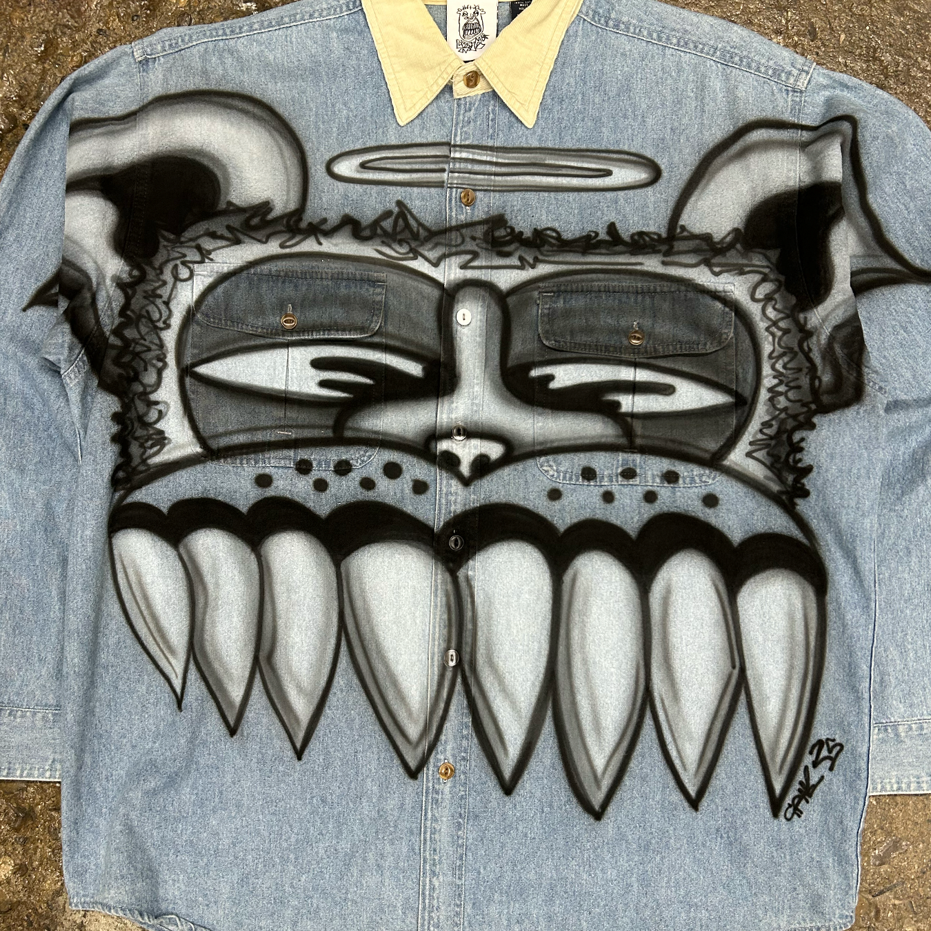 CRMY Big Cat Denim Shirt