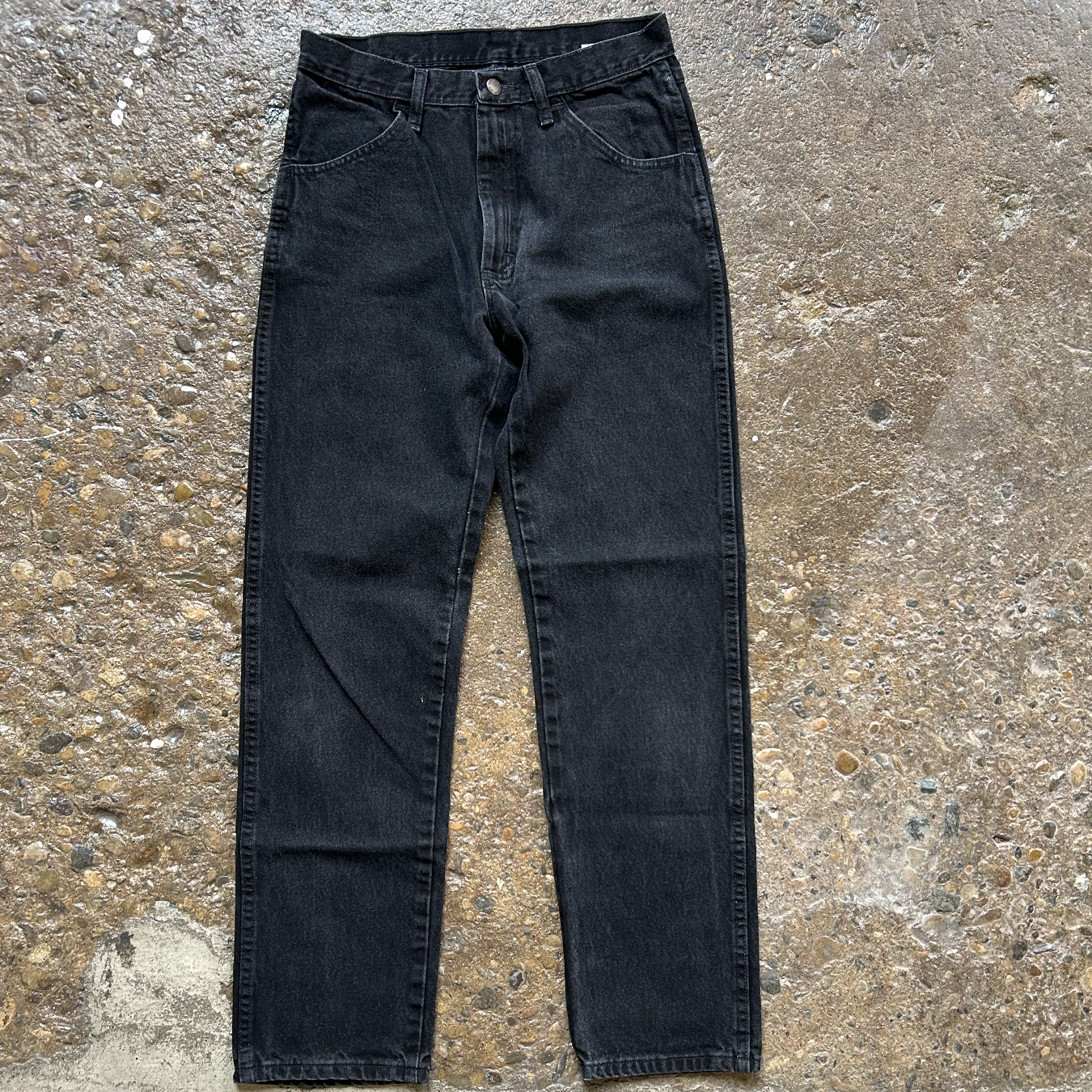 Black Straight Jeans