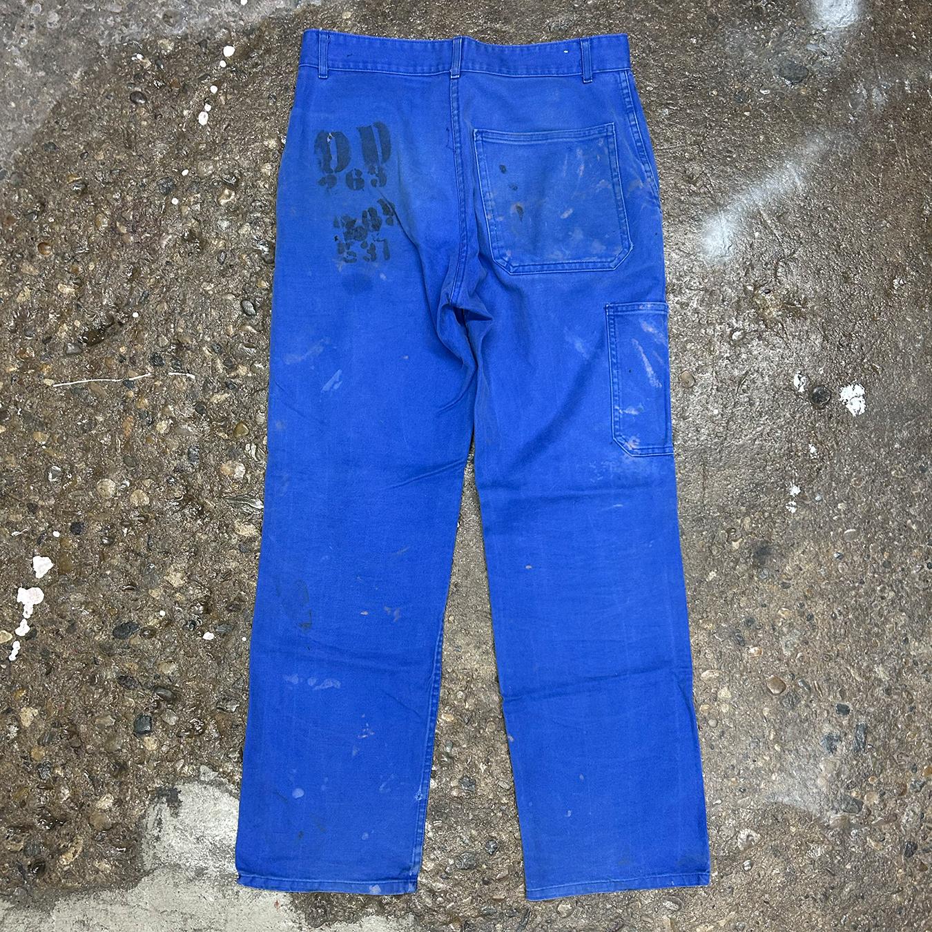 French Blue Prisoner Pants