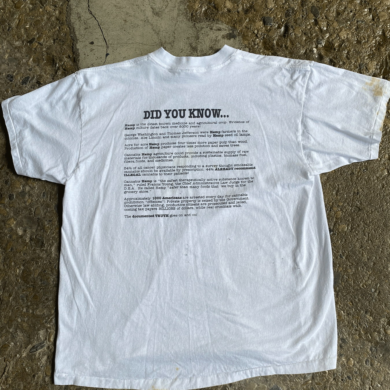 Grateful Growers USA Tee, 1990s