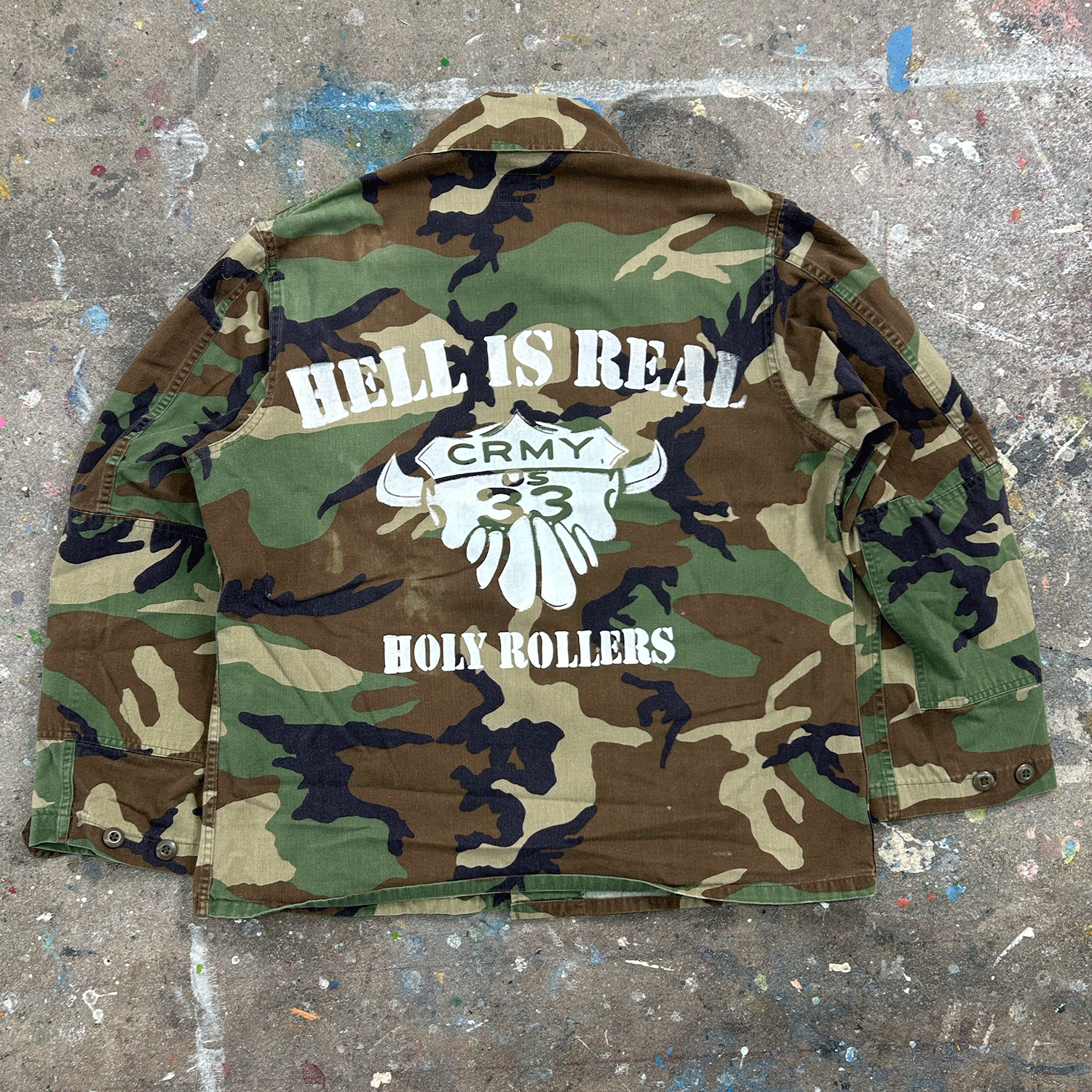 Holy Rollers Woodland Camo Jacket