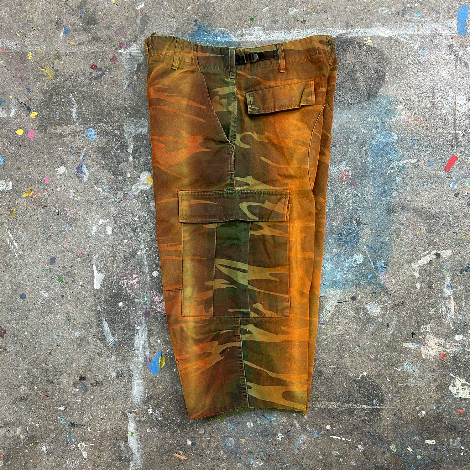Overspray Camo Half-Pants (30)