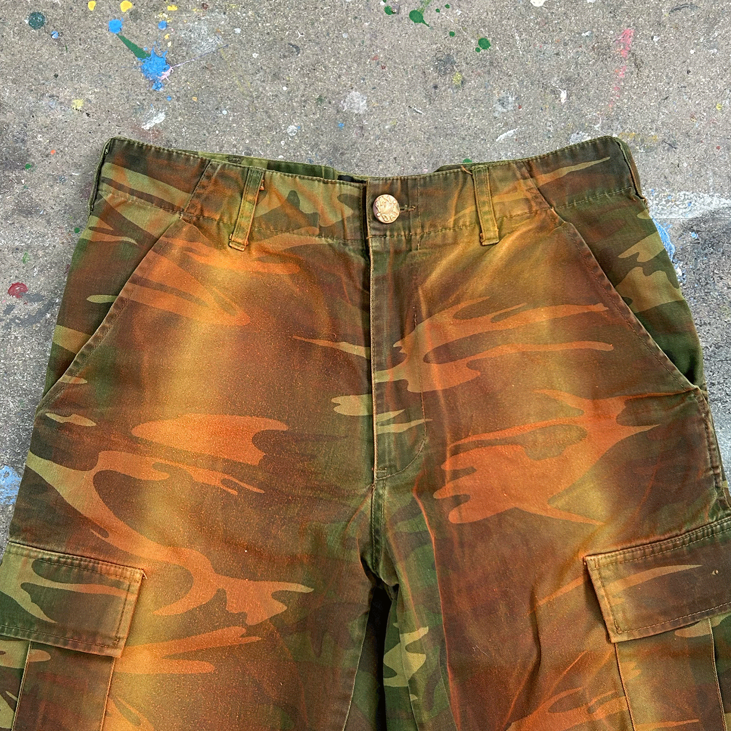 Overspray Camo Half-Pants (30)