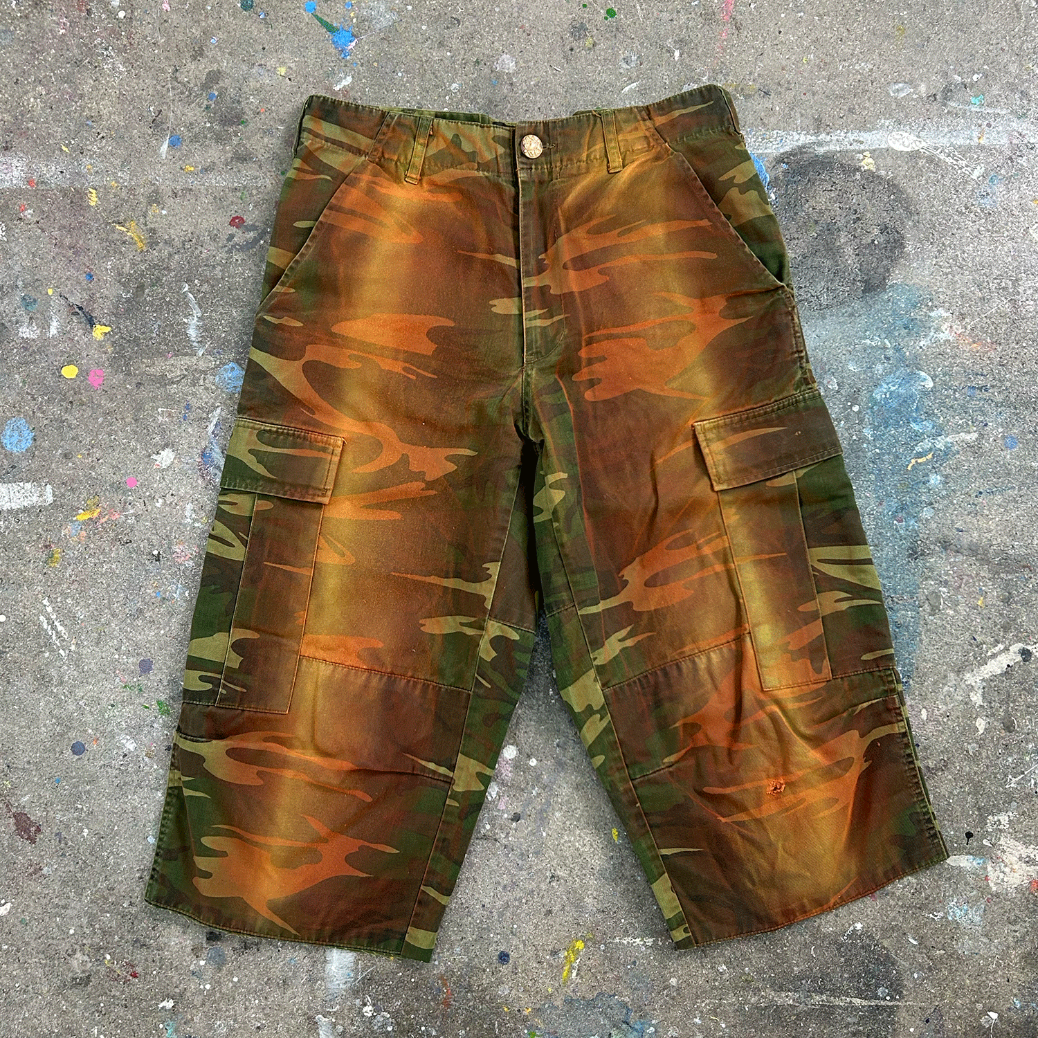 Overspray Camo Half-Pants (30)