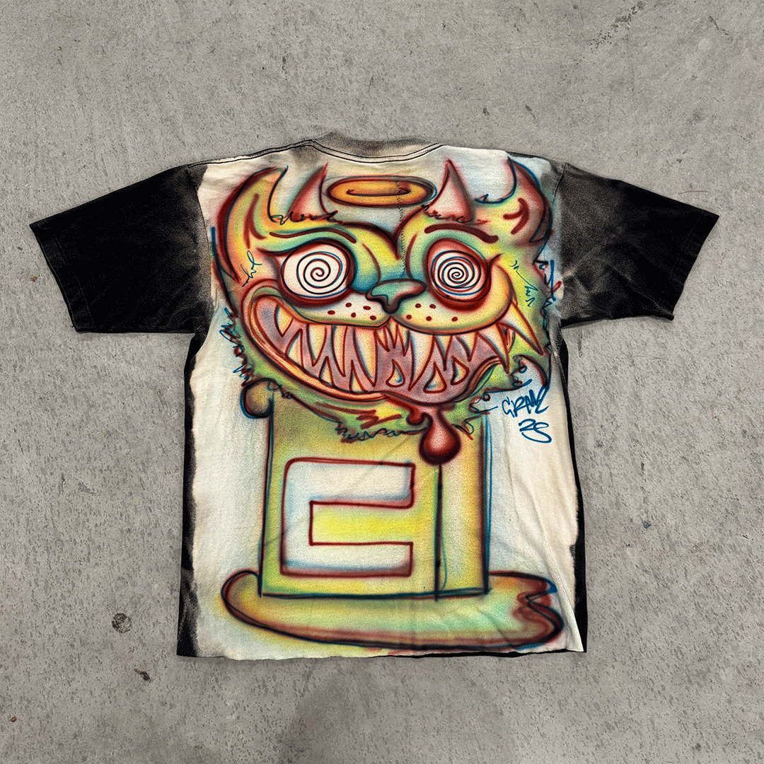 Psycho Cat Pez Tee
