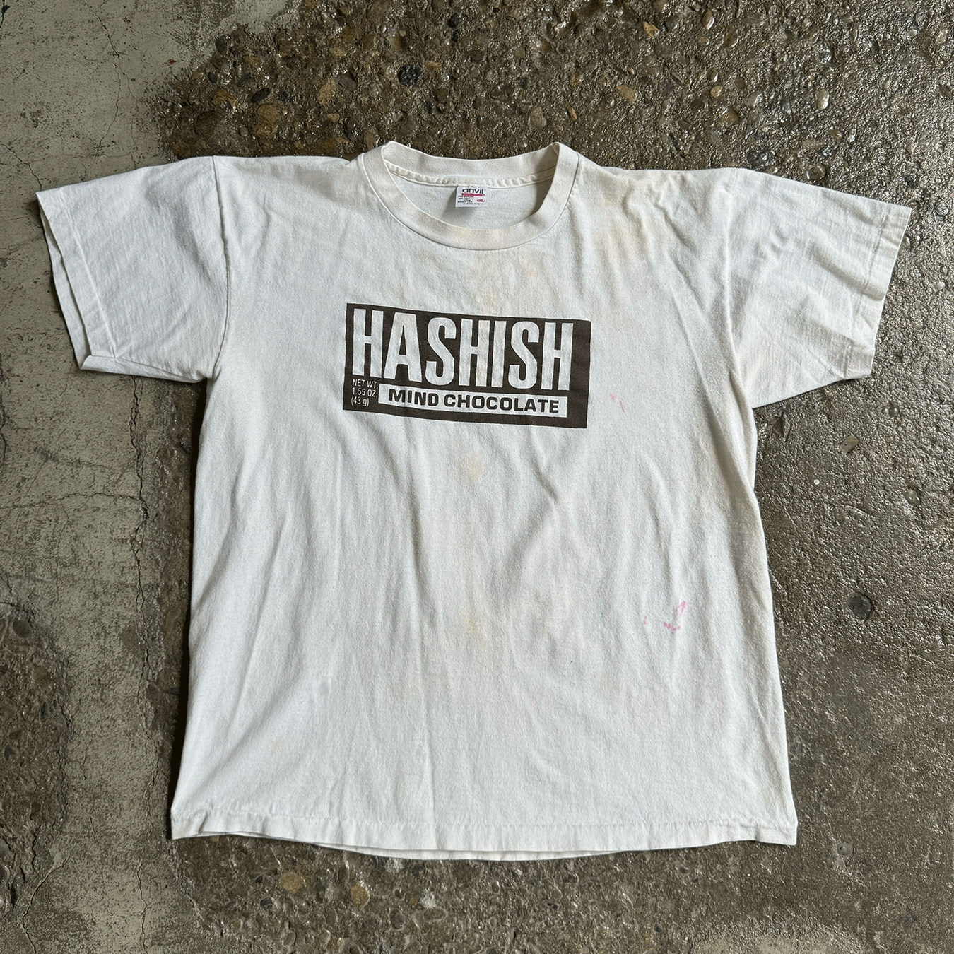 Hashish Chocolate Bar Tee, 1990s