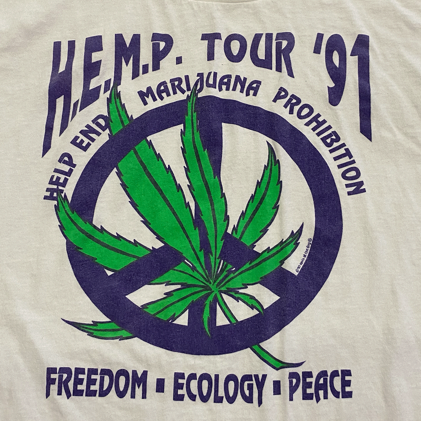 Hemp Tour ’91 Tee, 1991