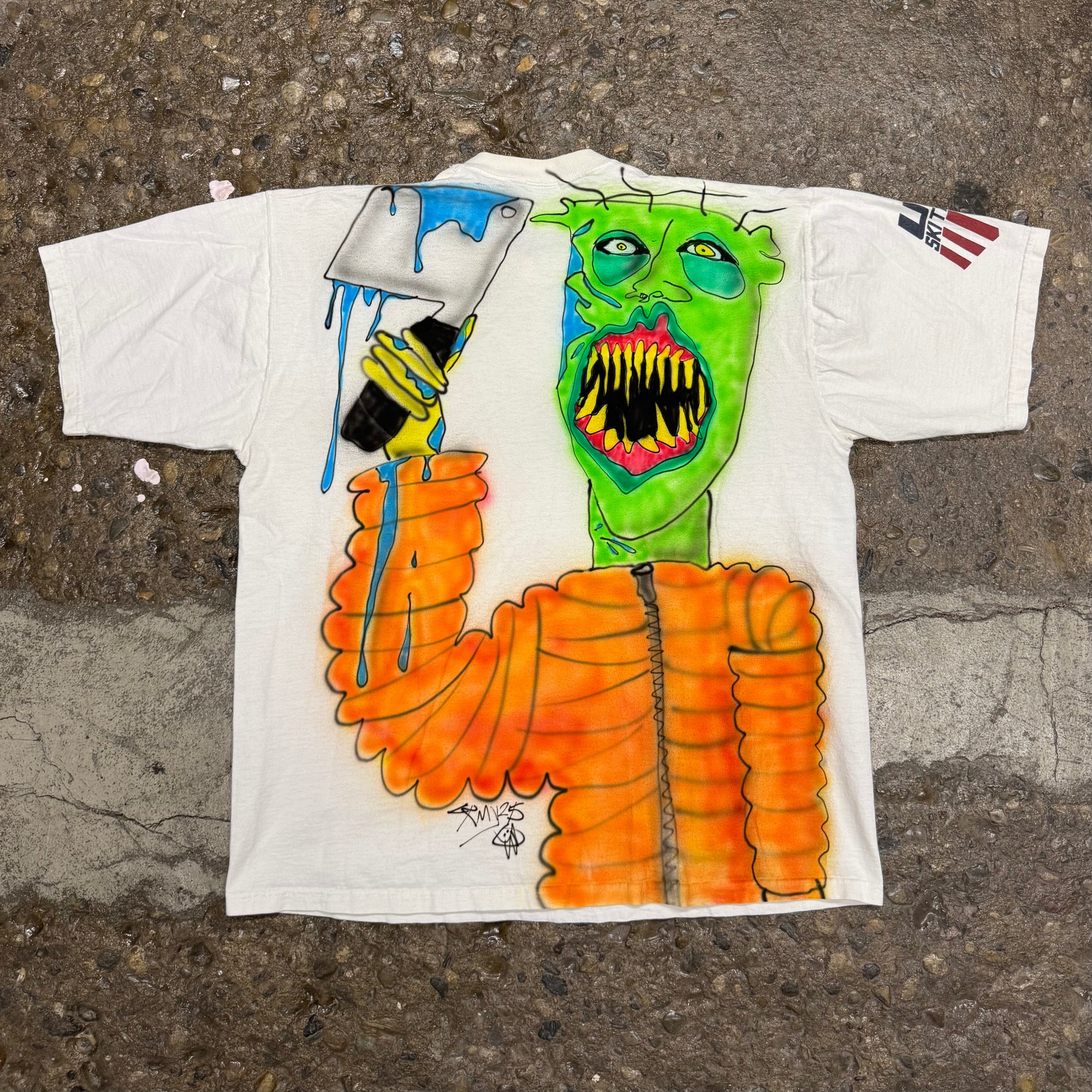 Orange Puffer Tee