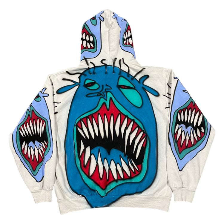 All-Over Blank Face Airbrush Hoodie