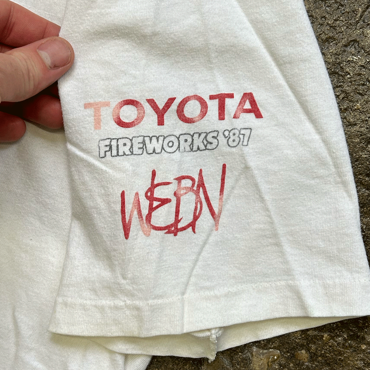 WEBN Fireworks '87 Tee