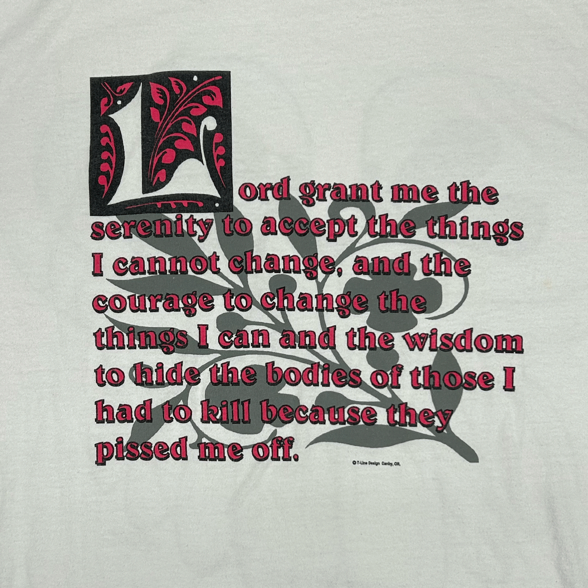 CRMY Serenity Prayer Joke Tee