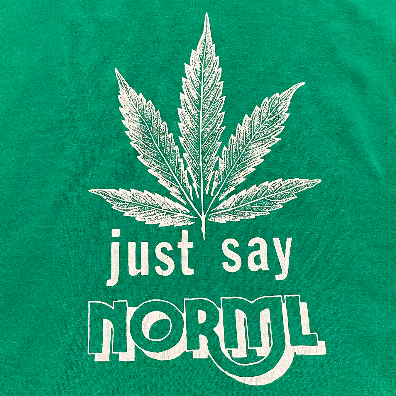 Just Say NORML Tee, 1980