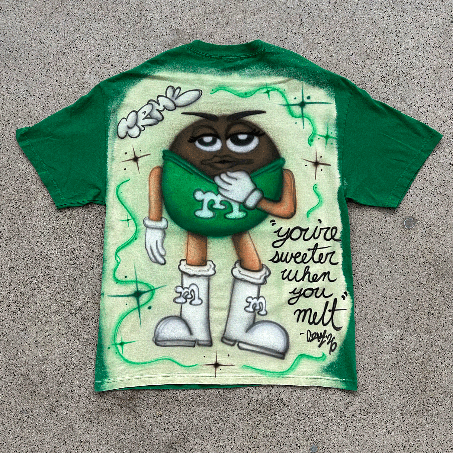 Green M&M Tee (When You Melt)