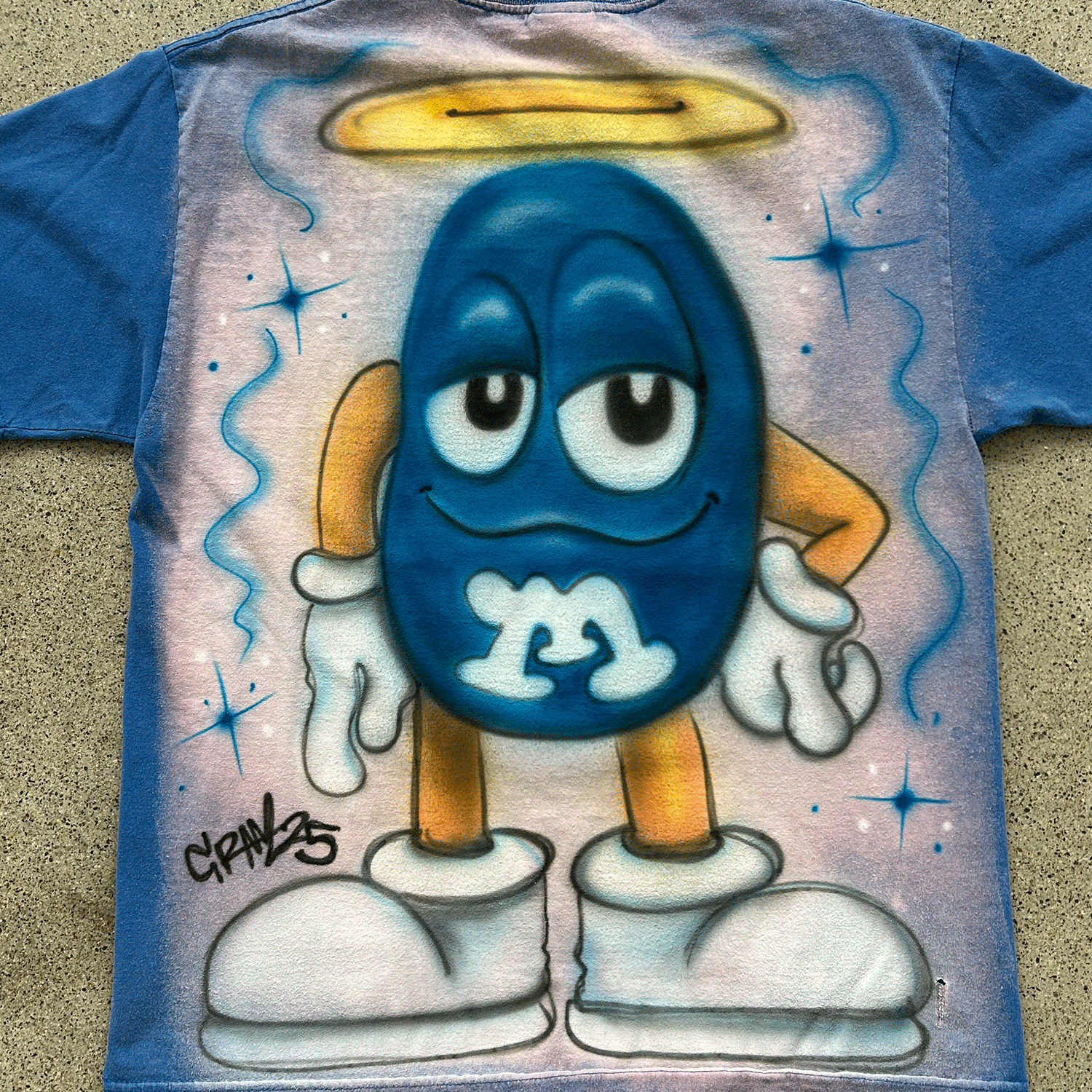 Blue M&M Tee