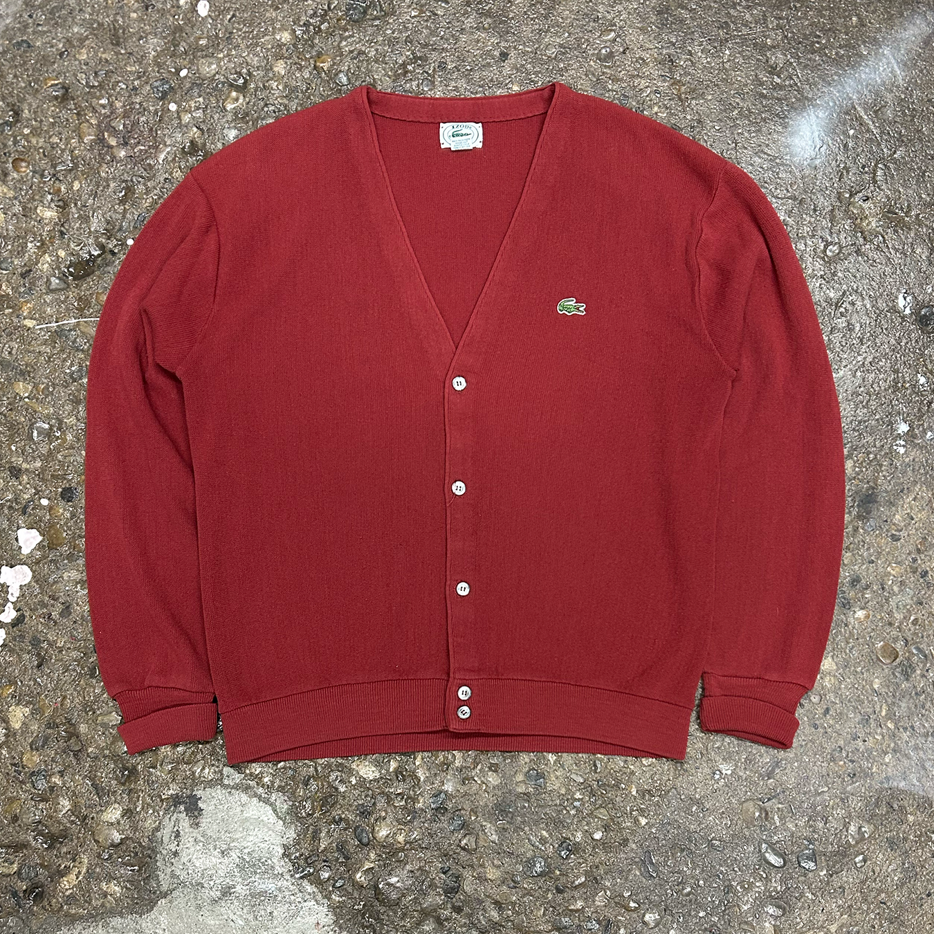 Red Lacoste Cardigan