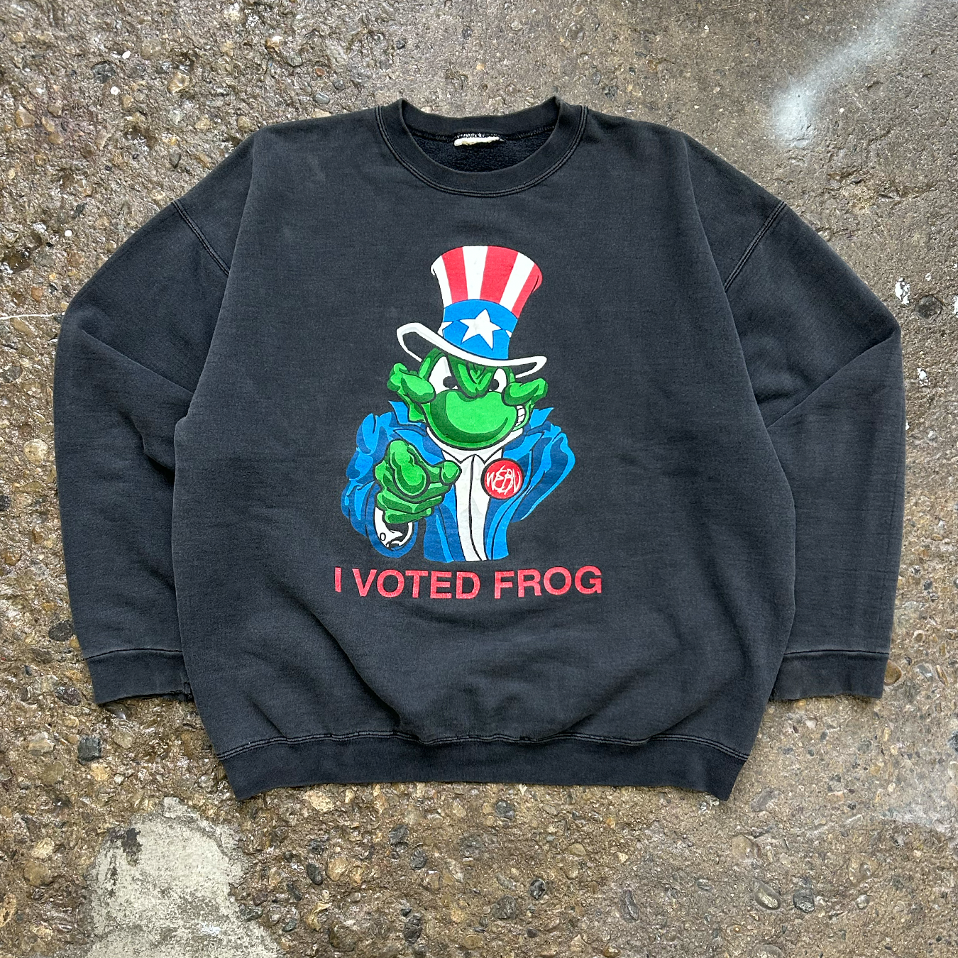 WEBN I Voted Frog Sweatshirt