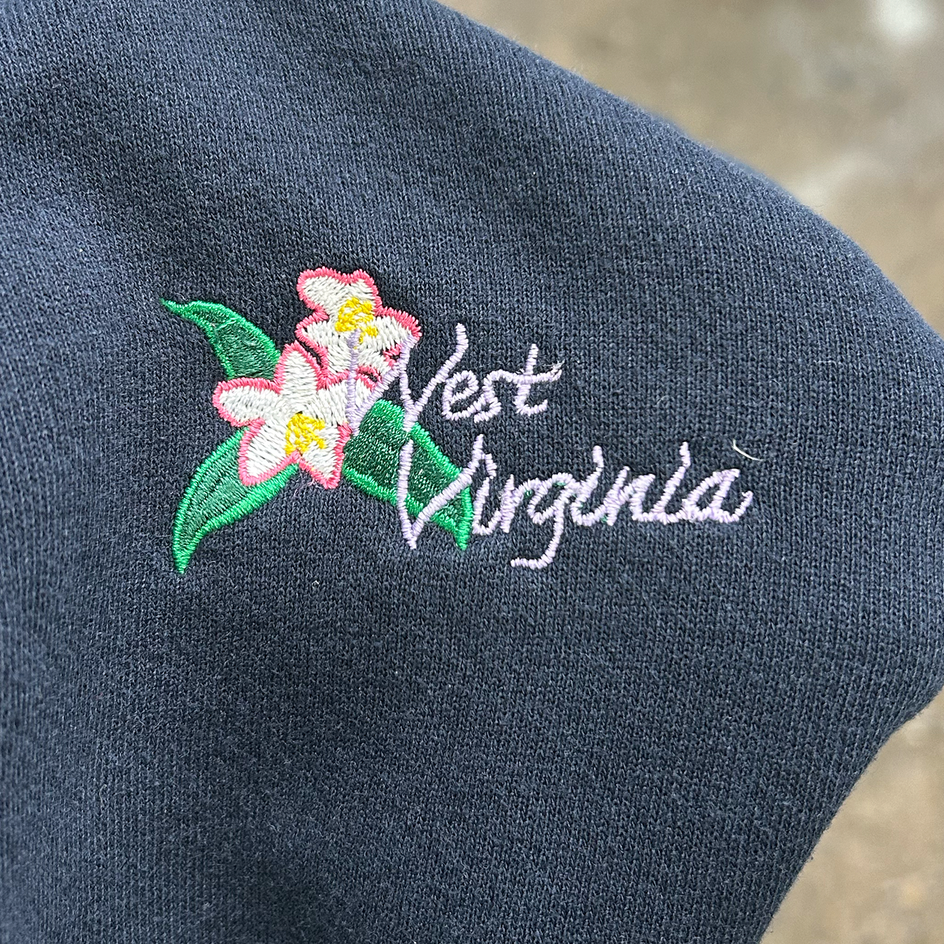 West Virginia Rhododendron Sweatshirt