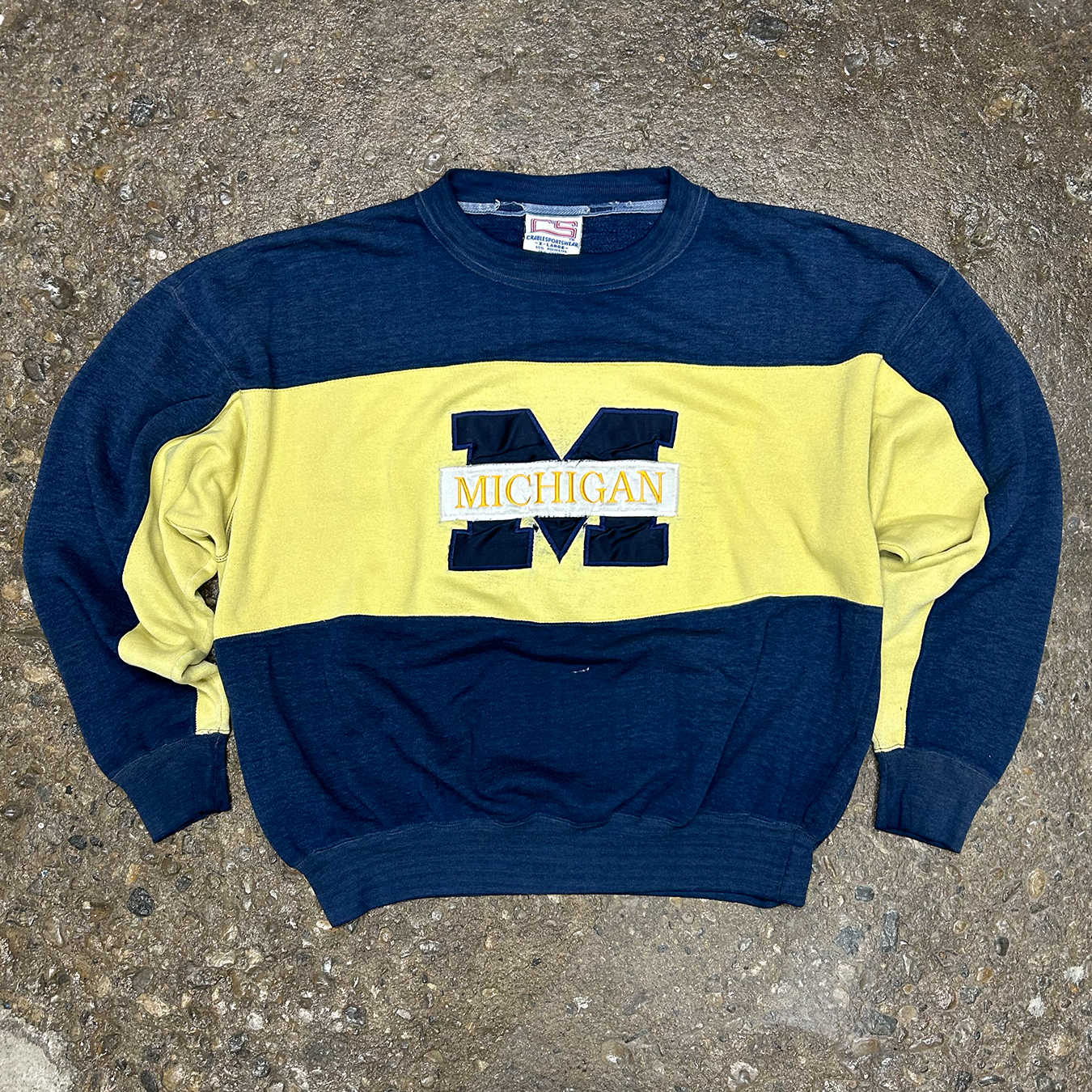 Blocked Michigan Sweatshirt