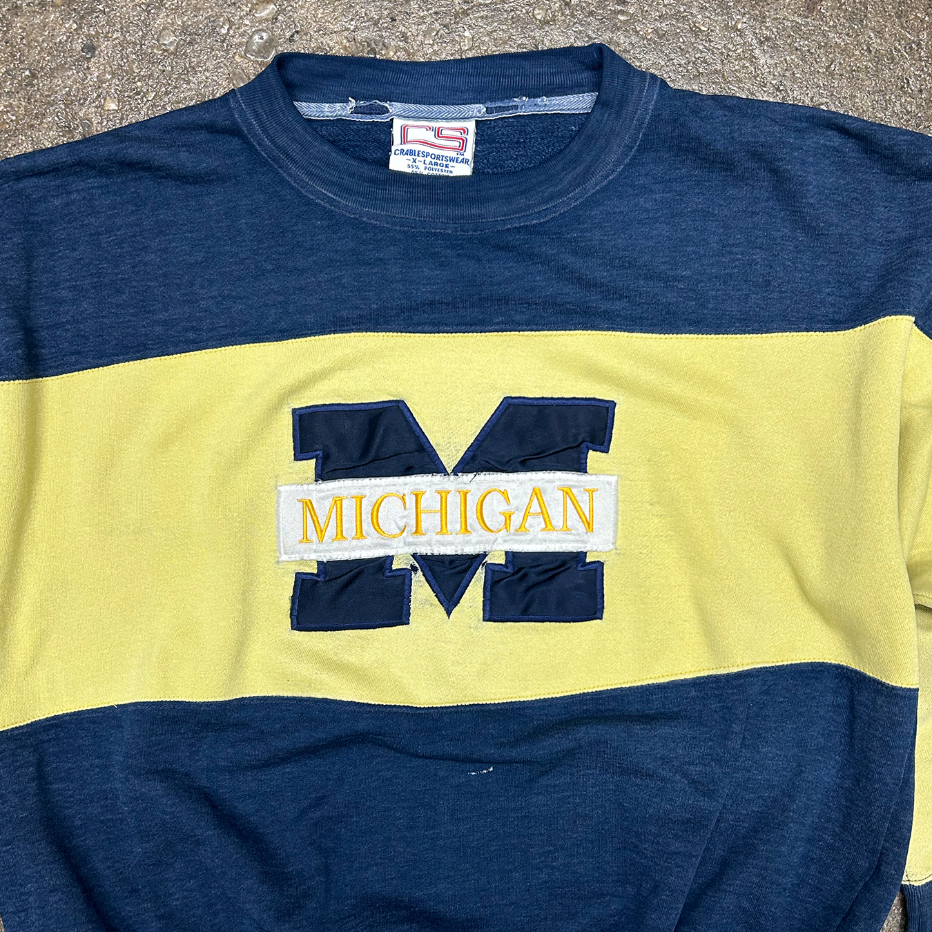 Blocked Michigan Sweatshirt