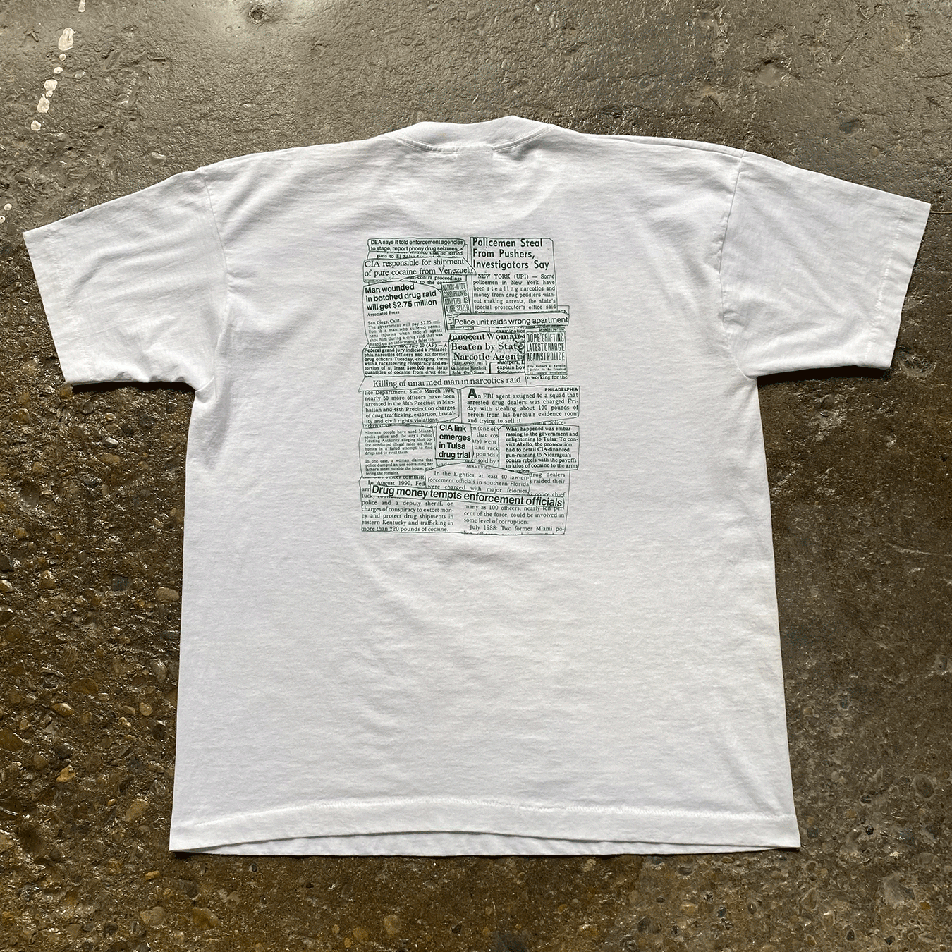 Students Against DARE Tee, 1990s