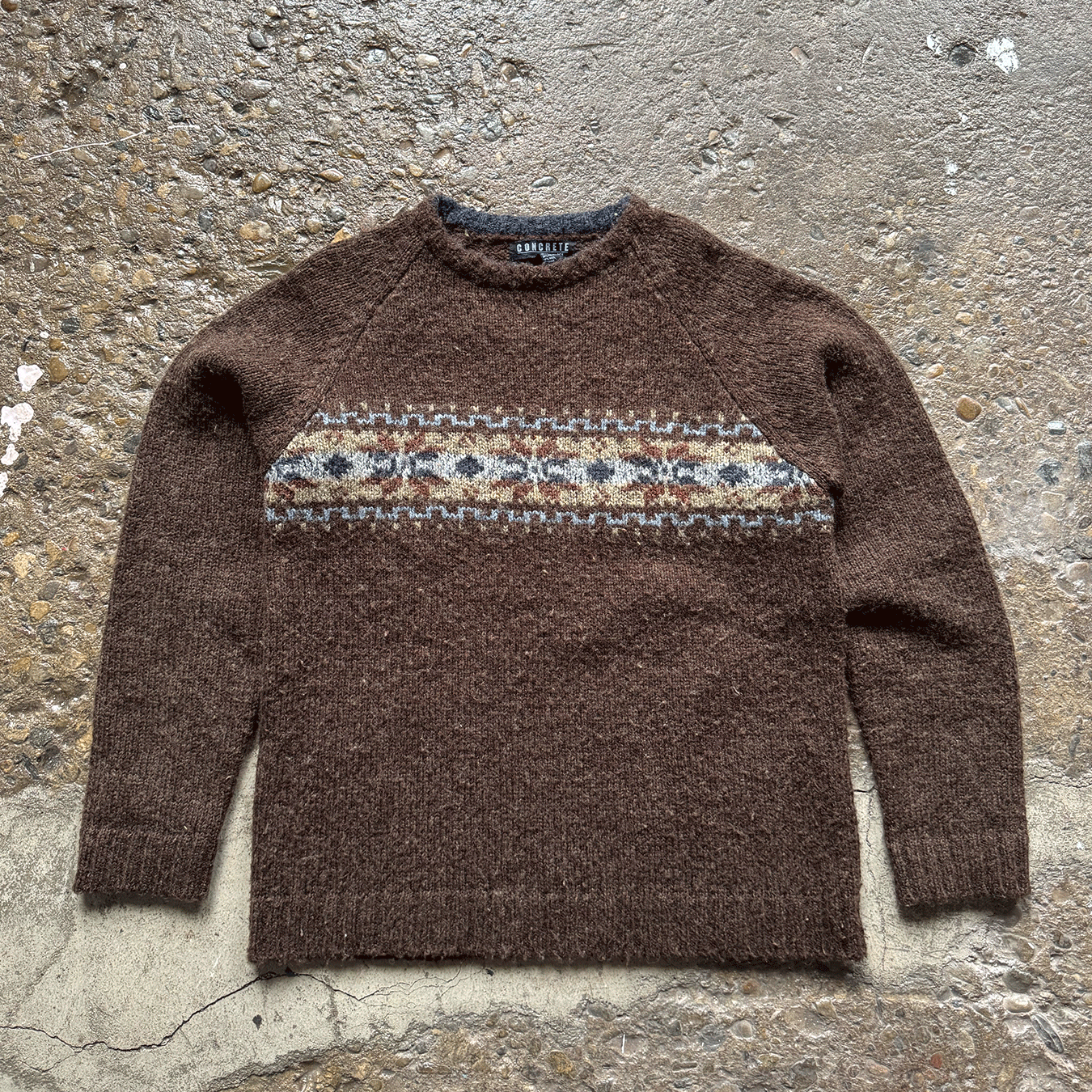 Brown Concrete Sweater