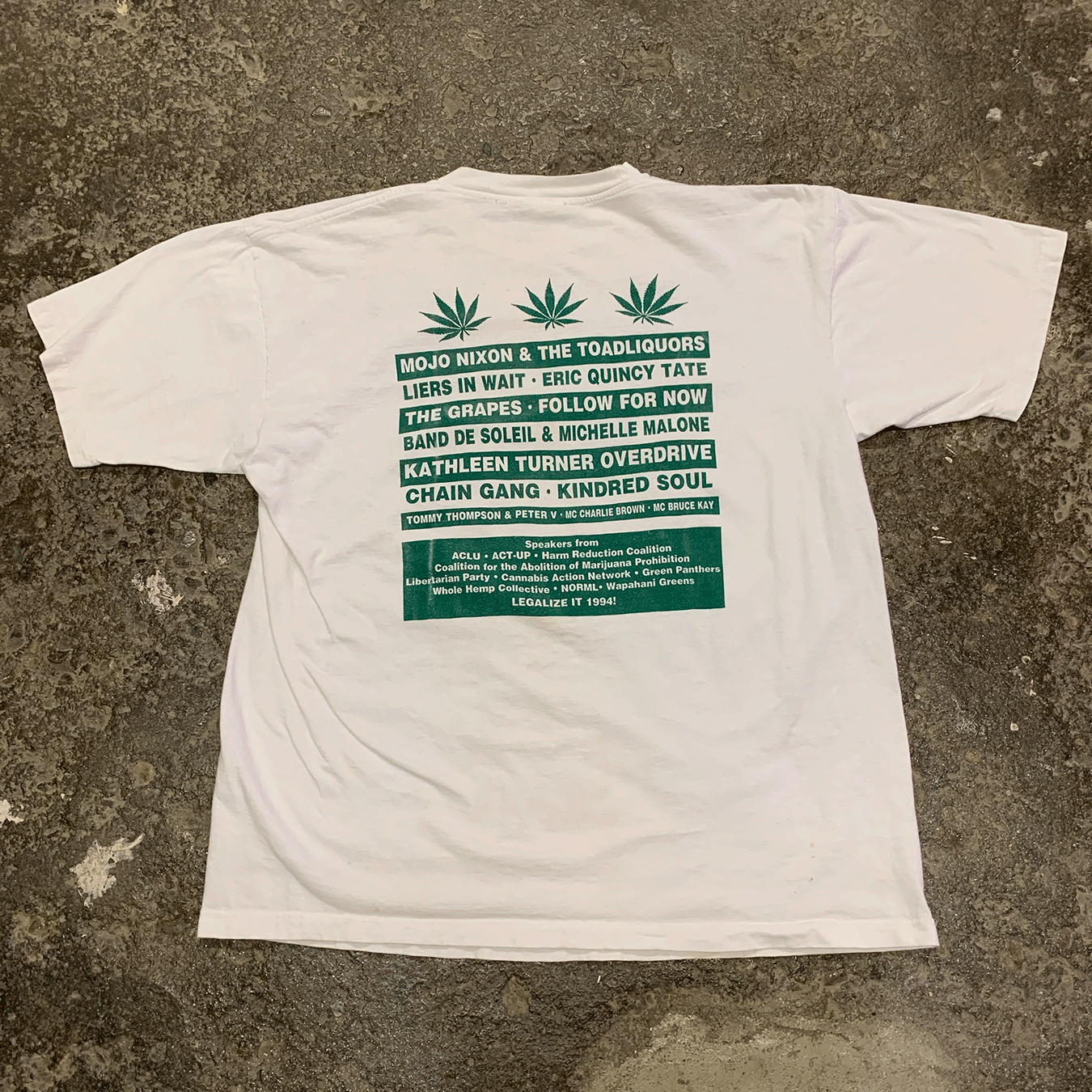 The Fifth Great Atlanta Pot Festival Tee, 1994