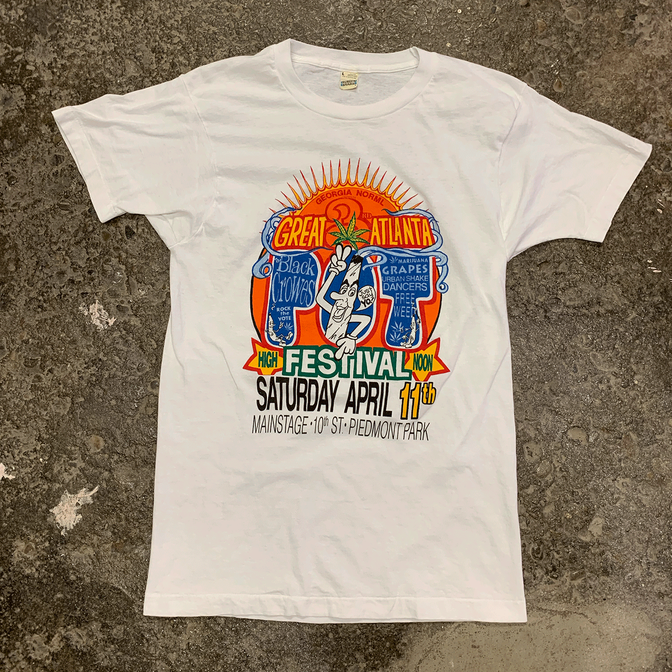 The Third Great Atlanta Pot Festival Tee, 1992