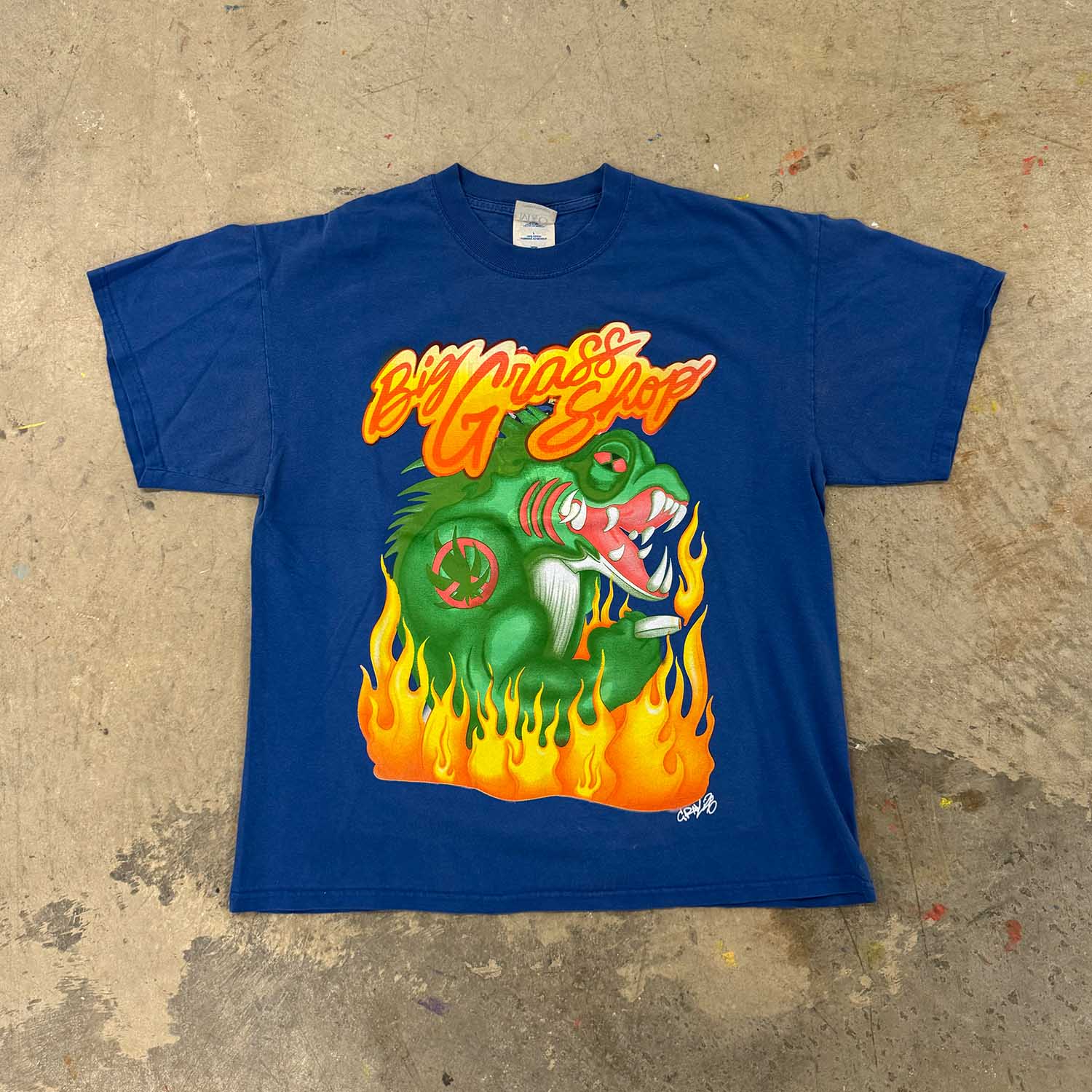 Big Grass Shop Tee (ROYAL)