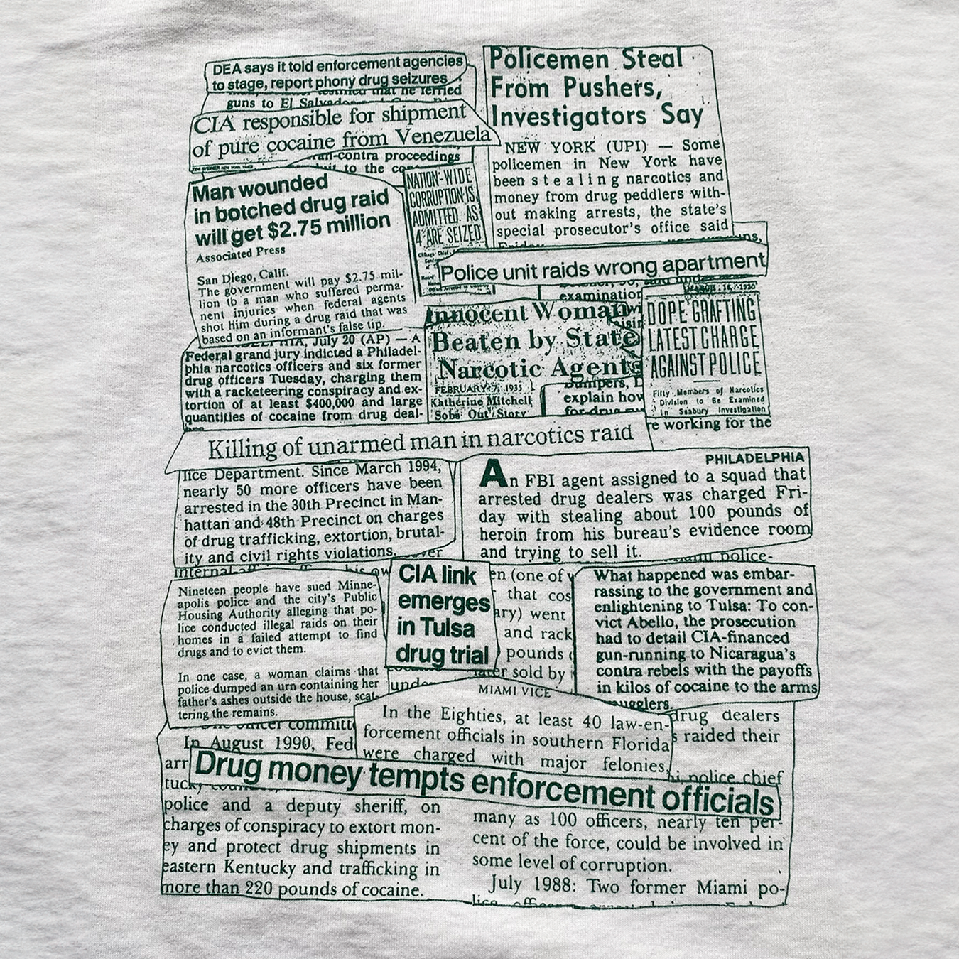 Students Against DARE Tee, 1990s