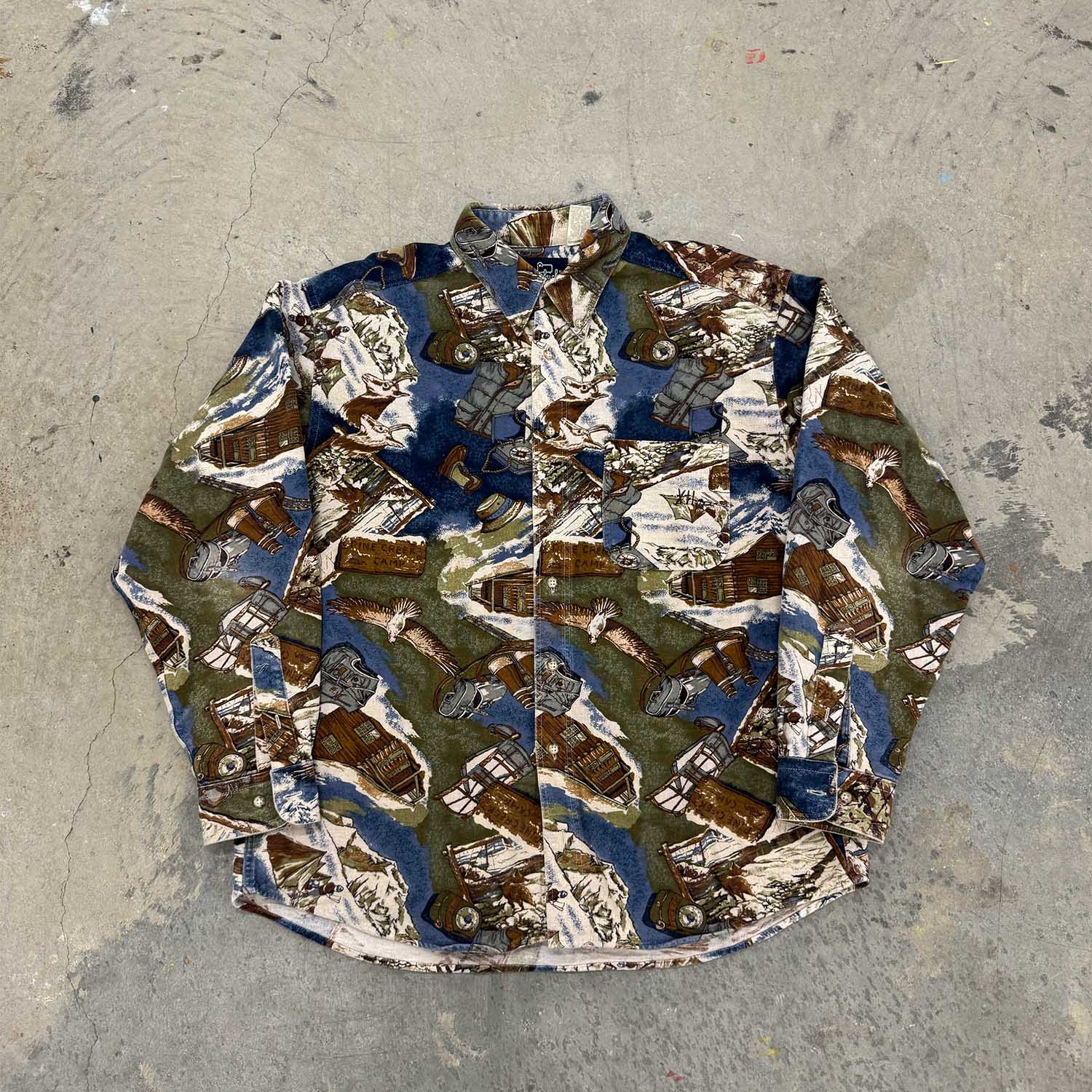 Wool Rich Mountain Montage Shirt