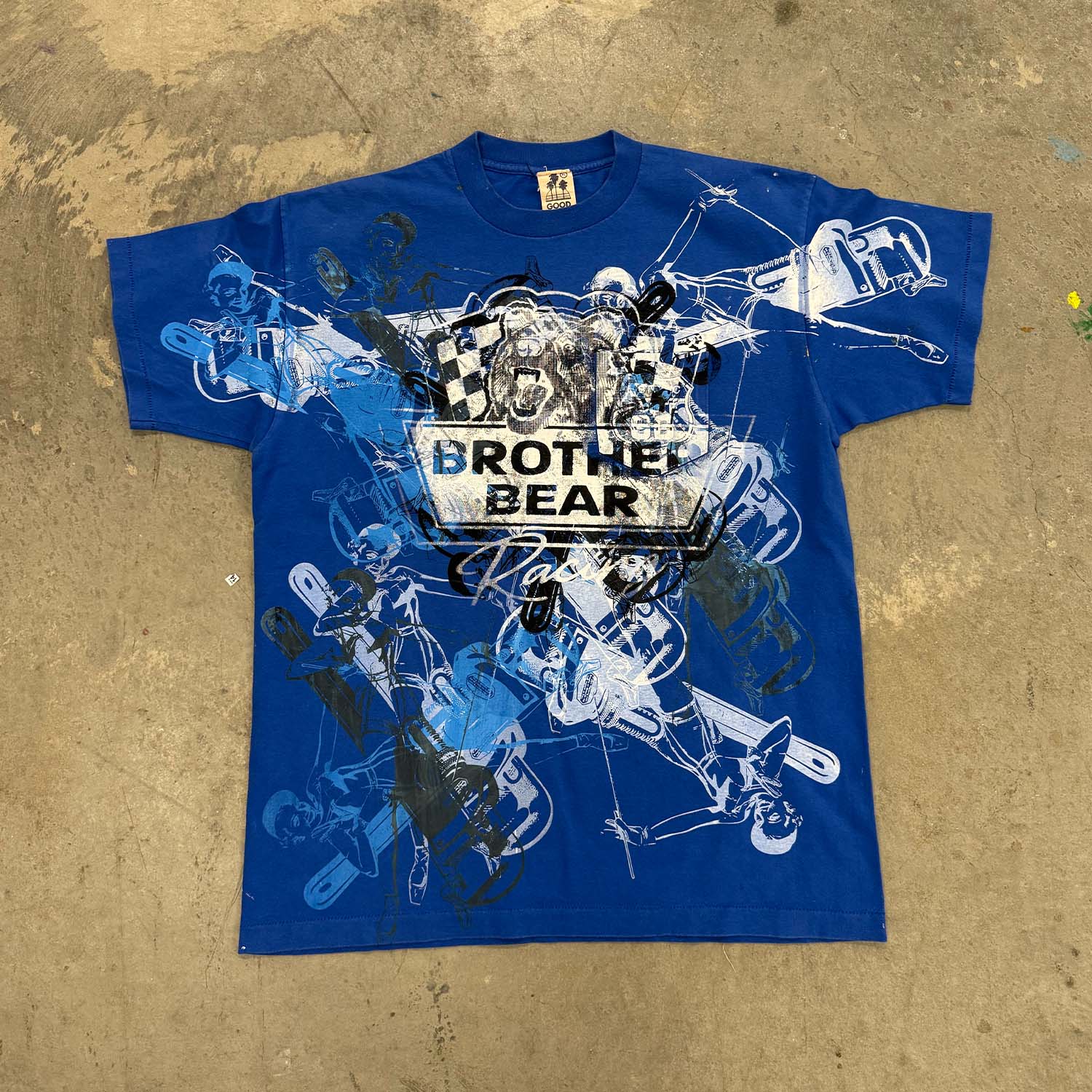Blue Brother Bear Tee