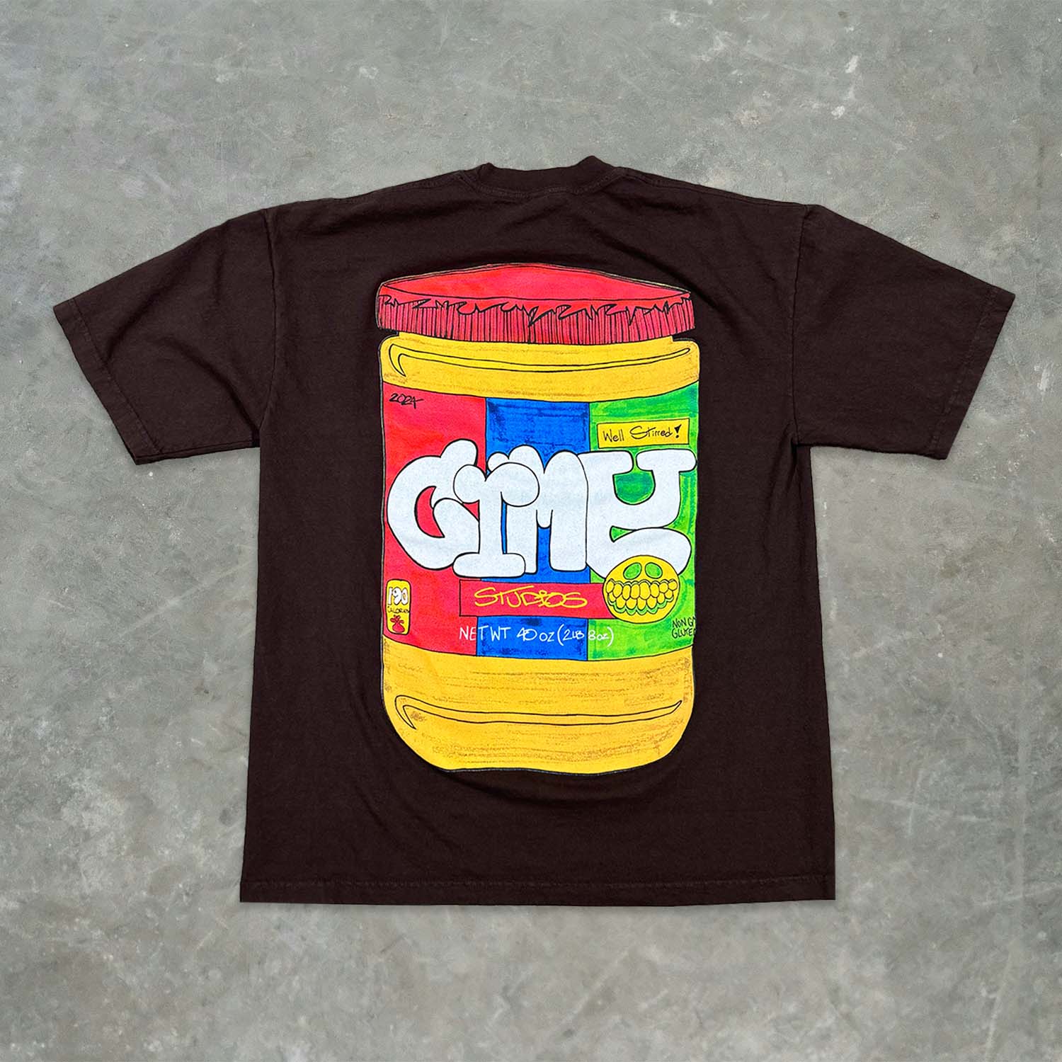 Brown PB Jar Tee