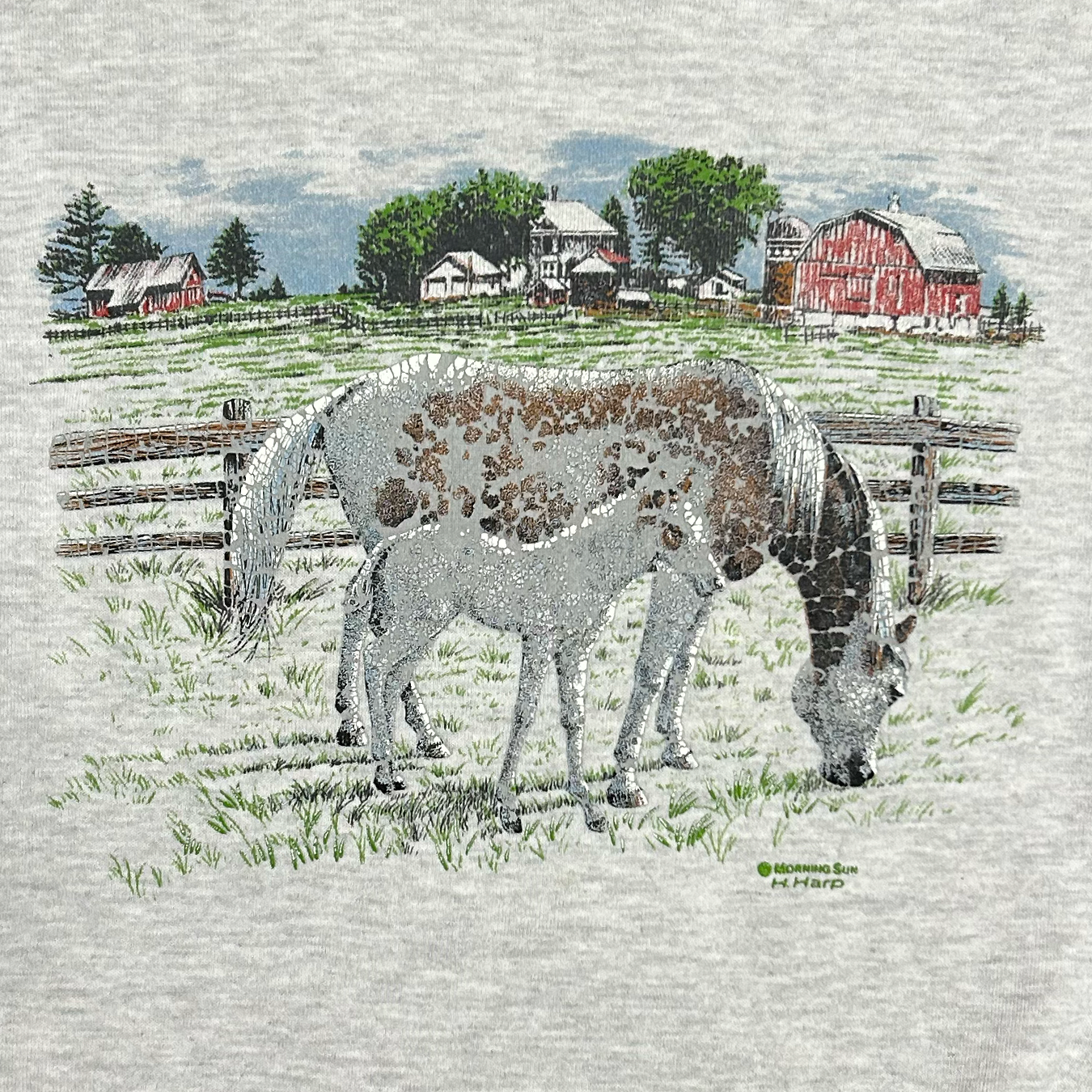 Horse Print Sweatshirt