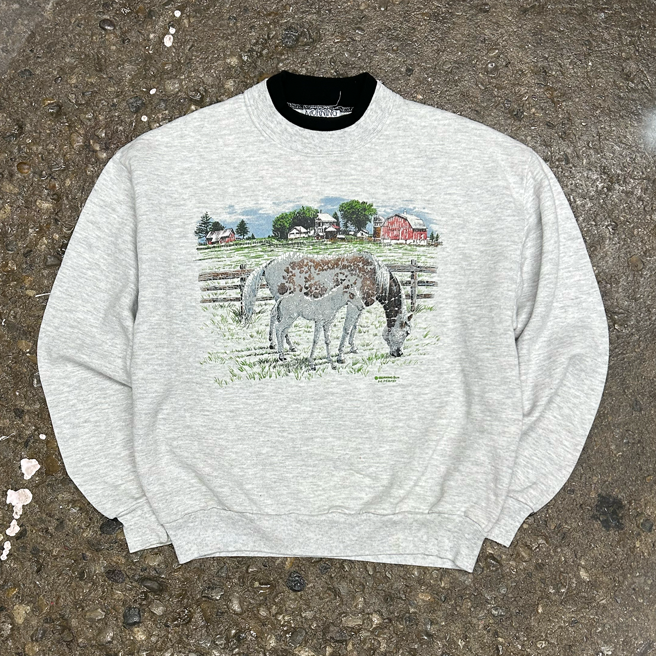 Horse Print Sweatshirt